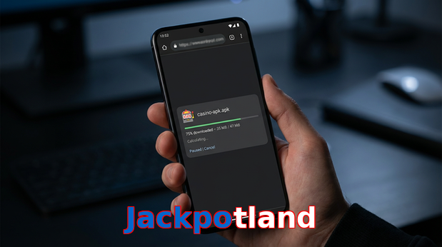 Main screen of Jackpotland apk page for PK players
