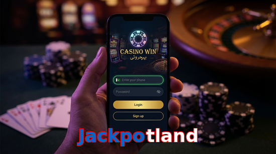 Main screen of Jackpotland login page for PK players